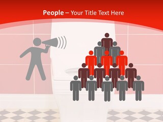 Flag Shape Cartoon PowerPoint Template