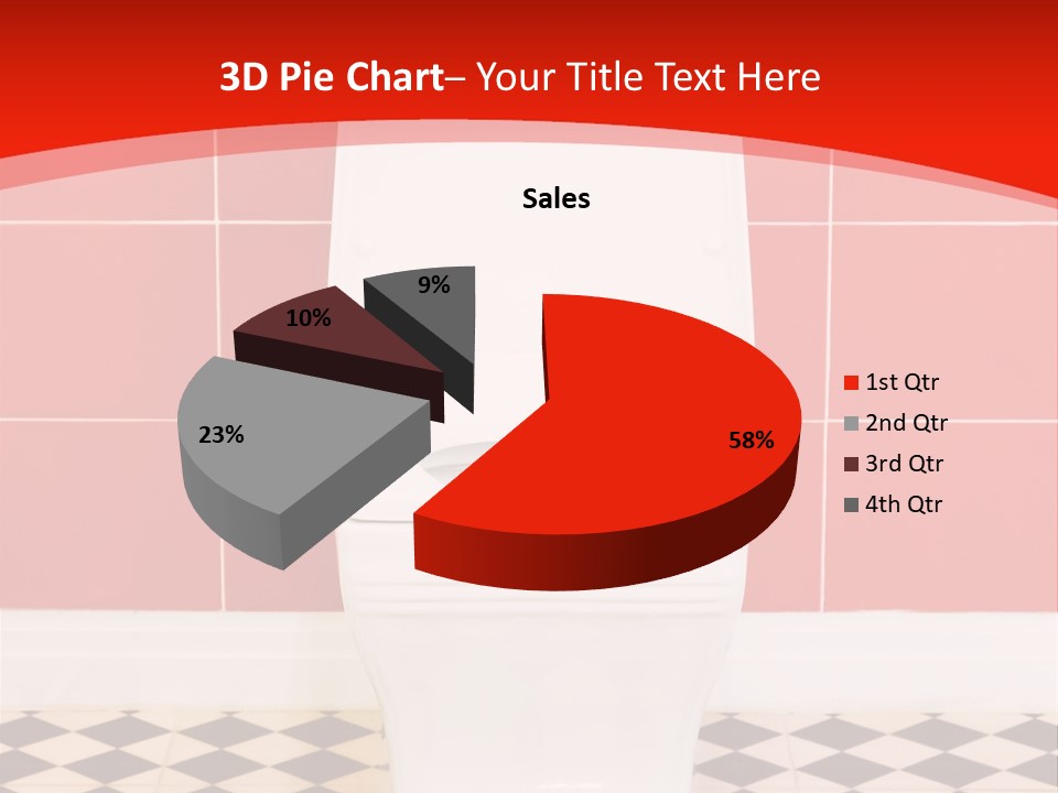 Flag Shape Cartoon PowerPoint Template