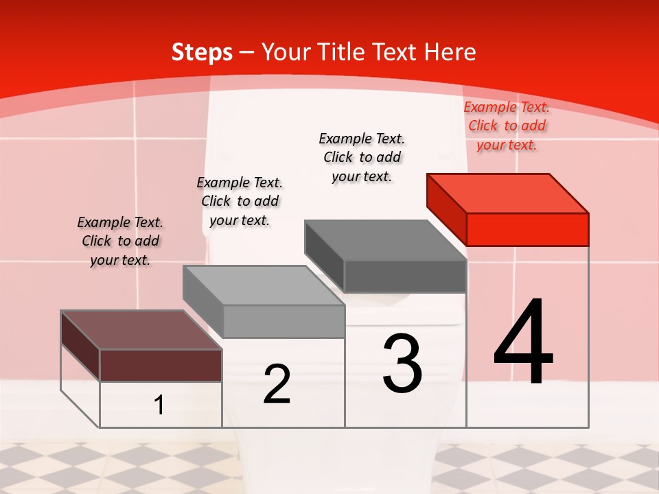 Flag Shape Cartoon PowerPoint Template