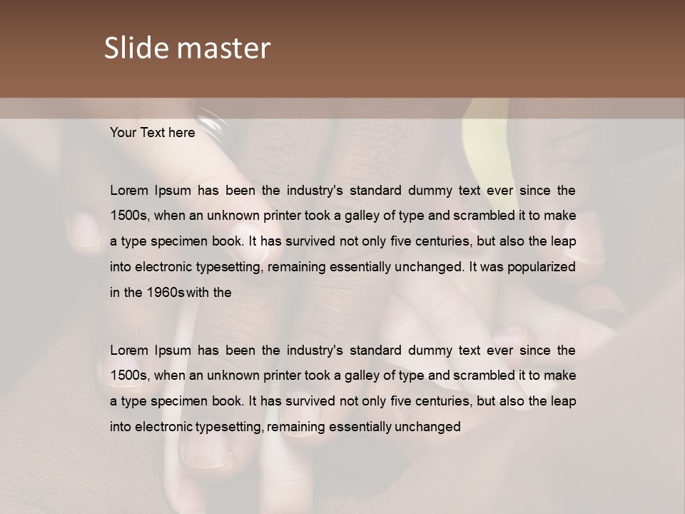 Invitation Flower Pink PowerPoint Template