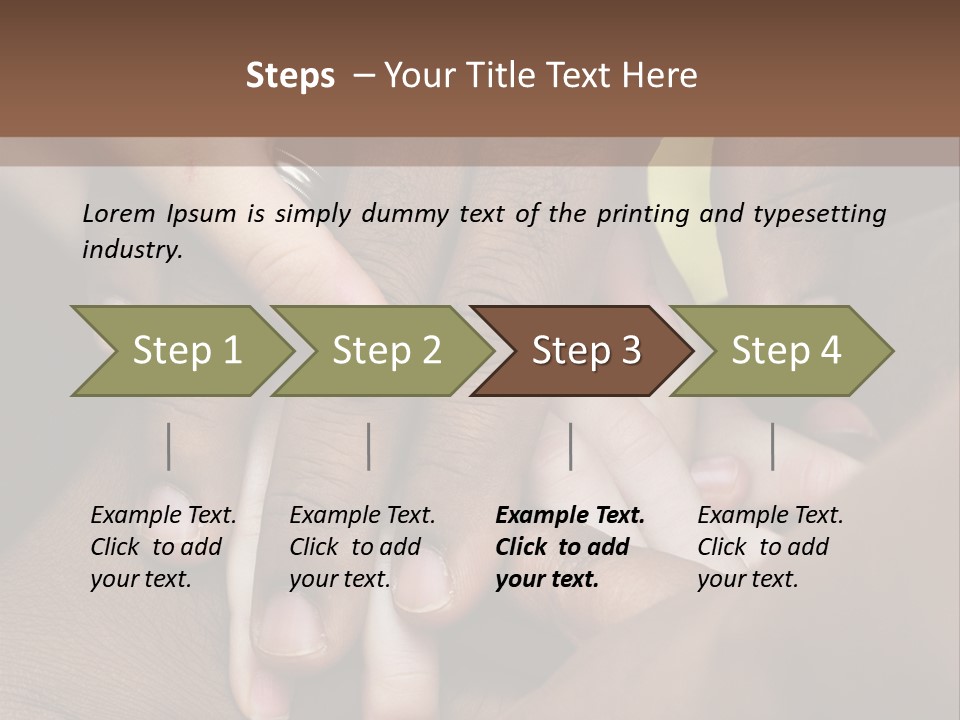 Invitation Flower Pink PowerPoint Template