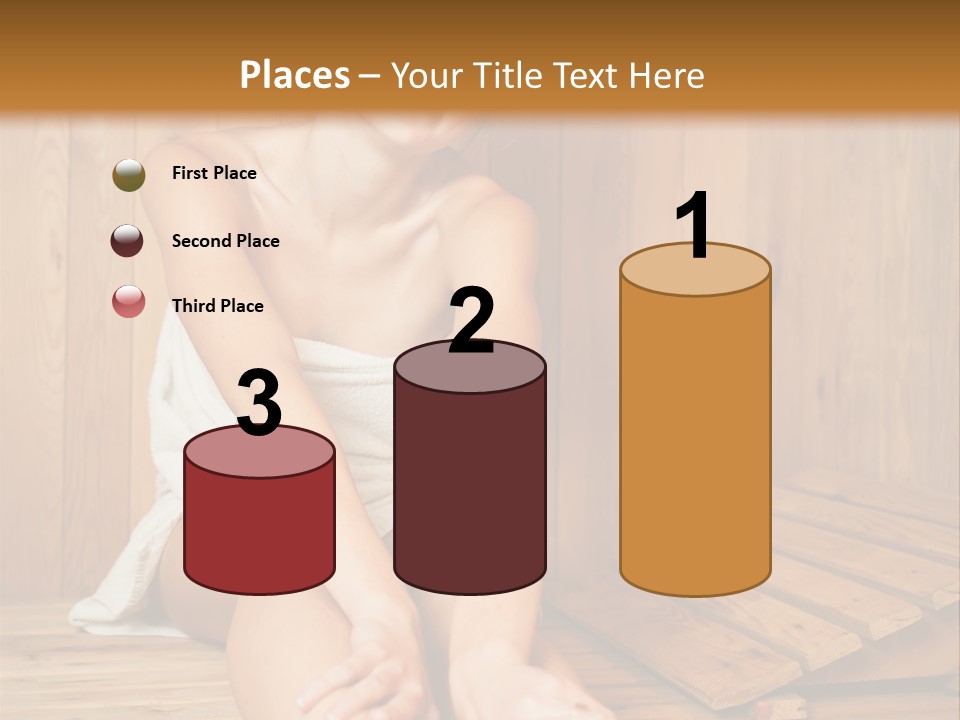 Girl Isolated Cartoon PowerPoint Template