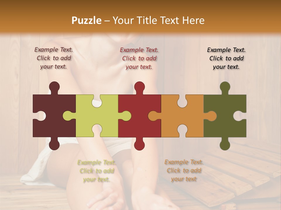 Girl Isolated Cartoon PowerPoint Template