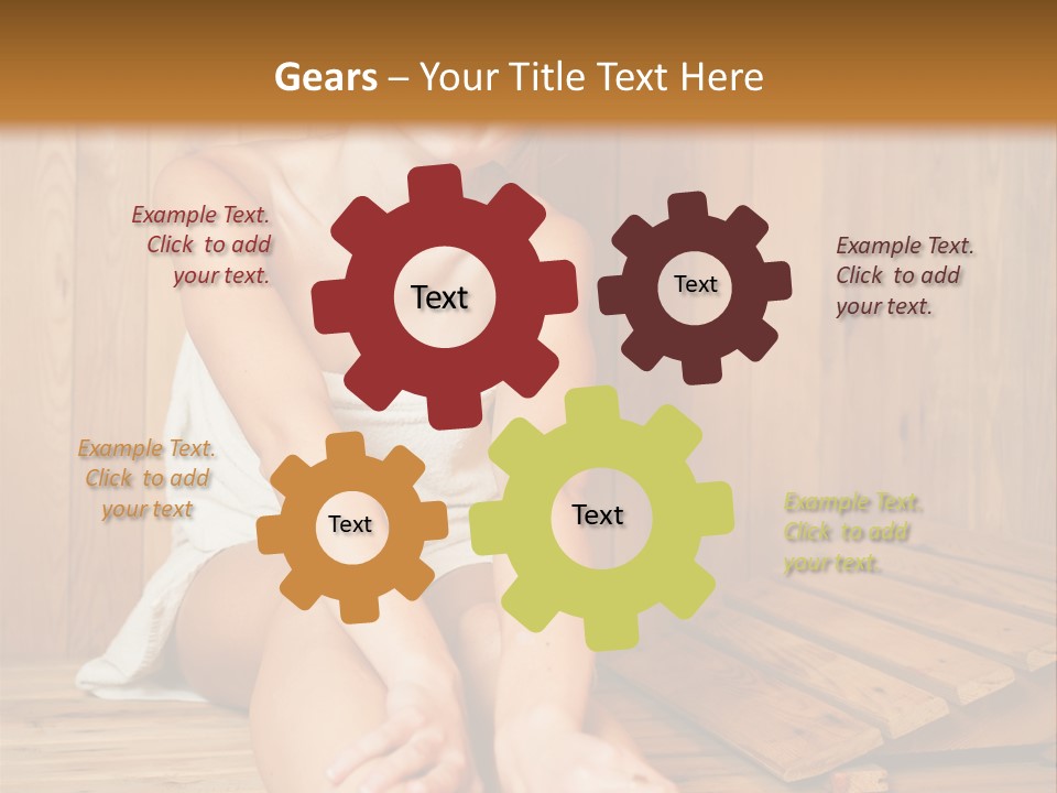 Girl Isolated Cartoon PowerPoint Template