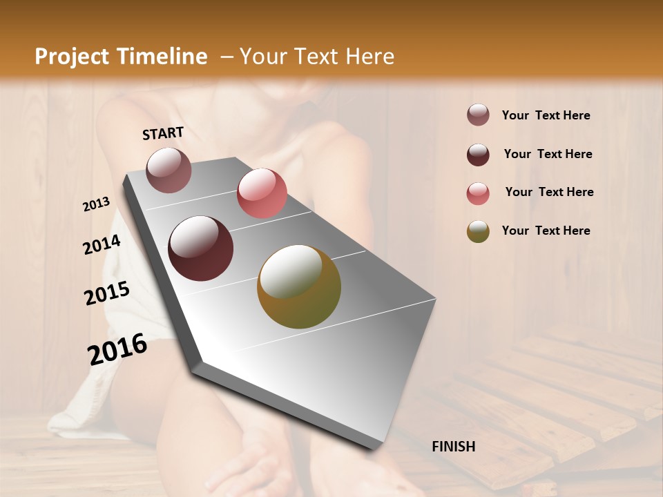 Girl Isolated Cartoon PowerPoint Template