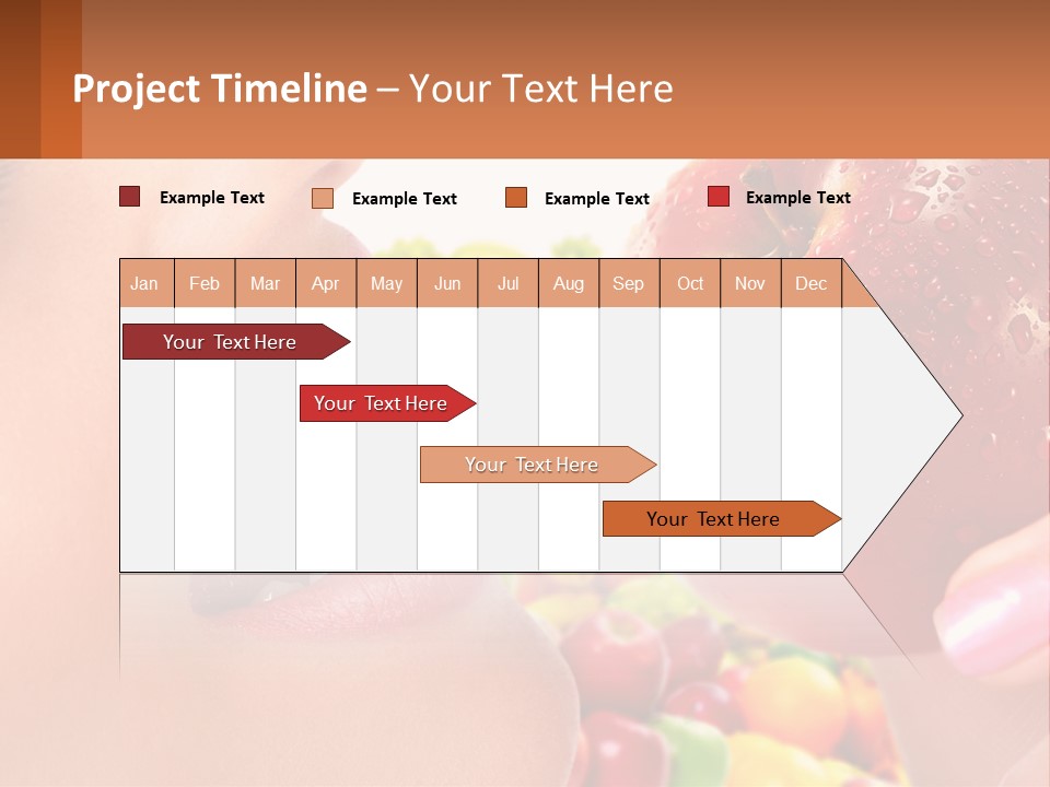 Chocolate Girl Isolated PowerPoint Template