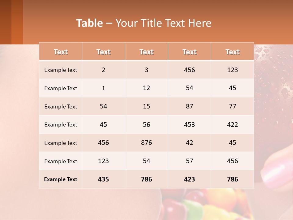 Chocolate Girl Isolated PowerPoint Template