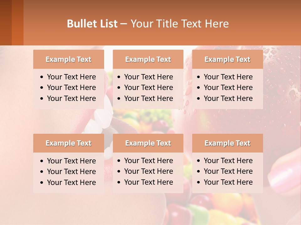 Chocolate Girl Isolated PowerPoint Template