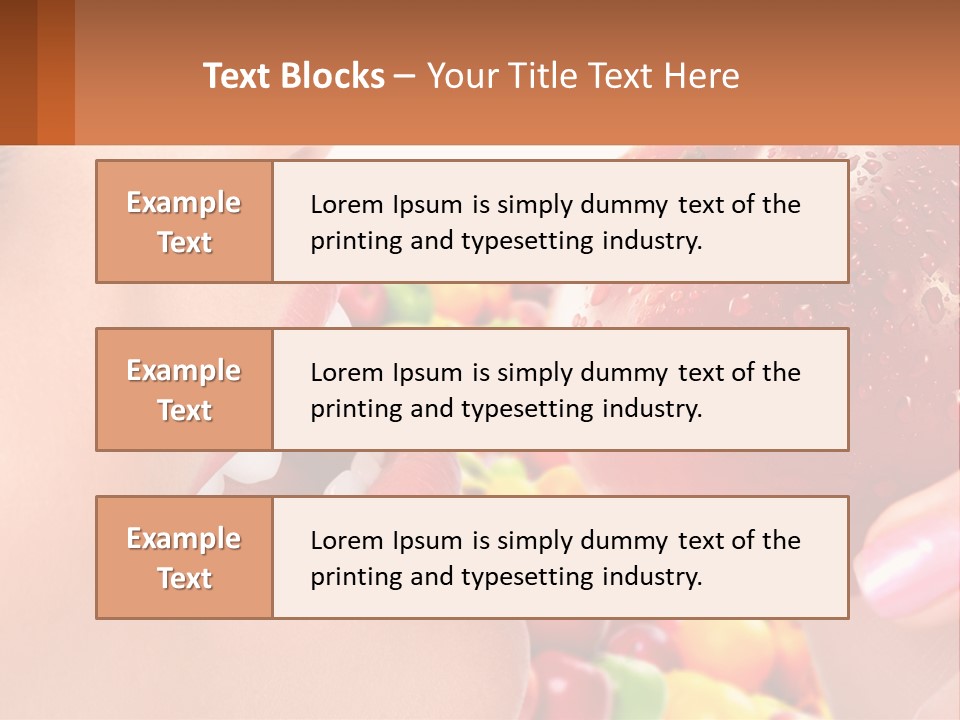 Chocolate Girl Isolated PowerPoint Template