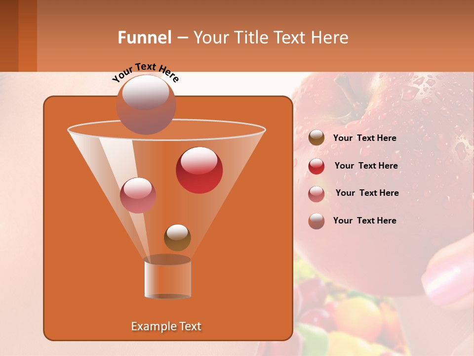 Chocolate Girl Isolated PowerPoint Template