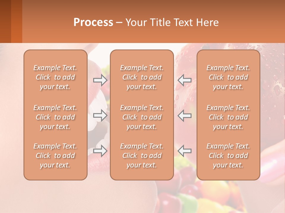 Chocolate Girl Isolated PowerPoint Template