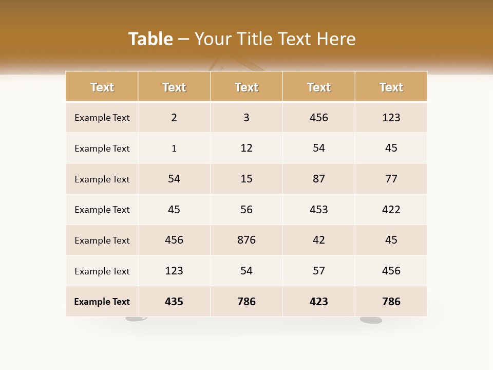 Shape Children Dessert PowerPoint Template