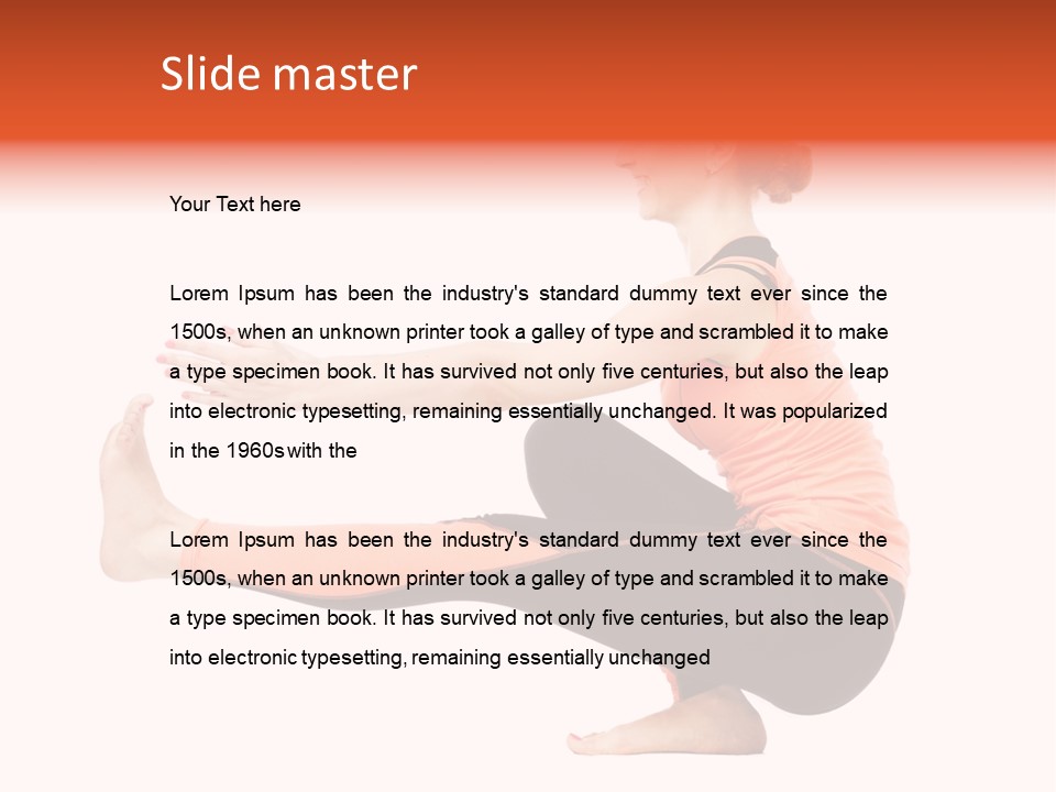 Icon Girl Decor PowerPoint Template