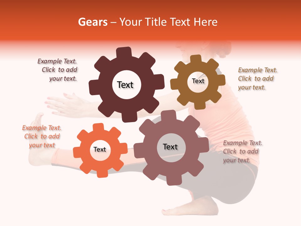 Icon Girl Decor PowerPoint Template