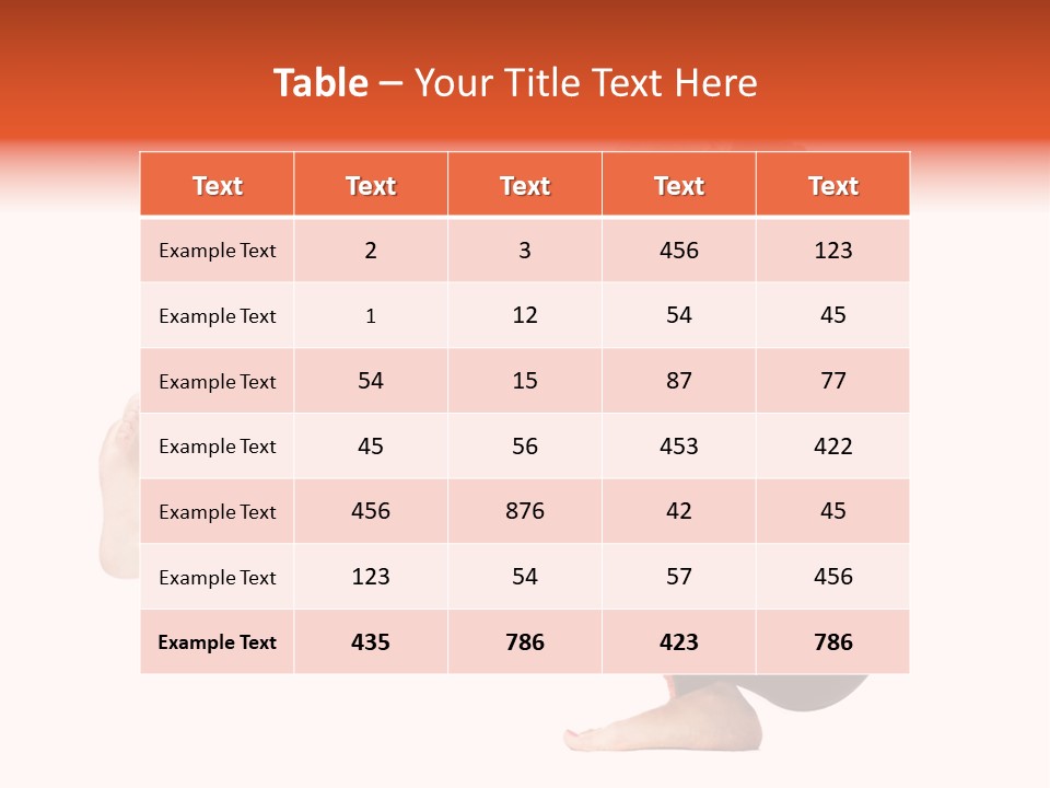 Icon Girl Decor PowerPoint Template