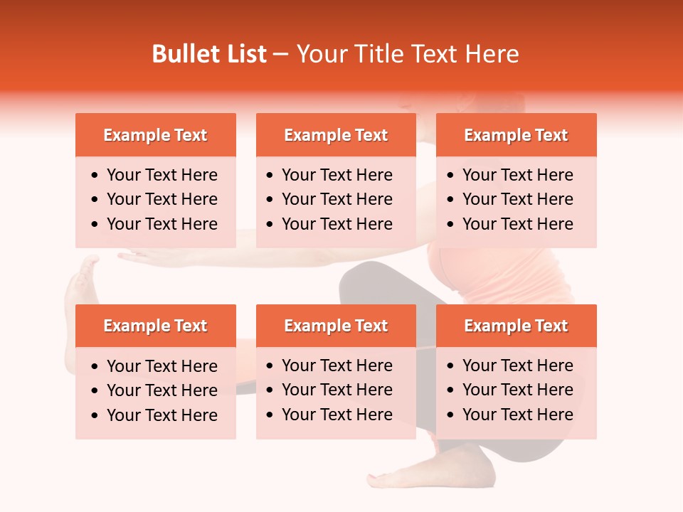 Icon Girl Decor PowerPoint Template