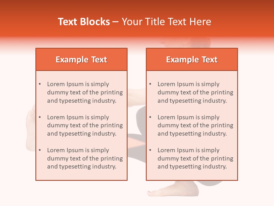 Icon Girl Decor PowerPoint Template