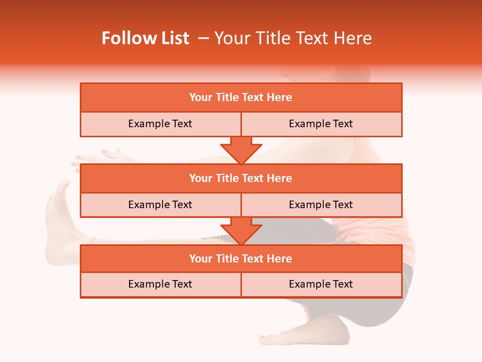 Icon Girl Decor PowerPoint Template