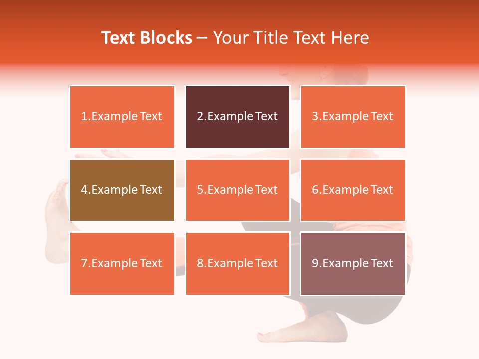 Icon Girl Decor PowerPoint Template