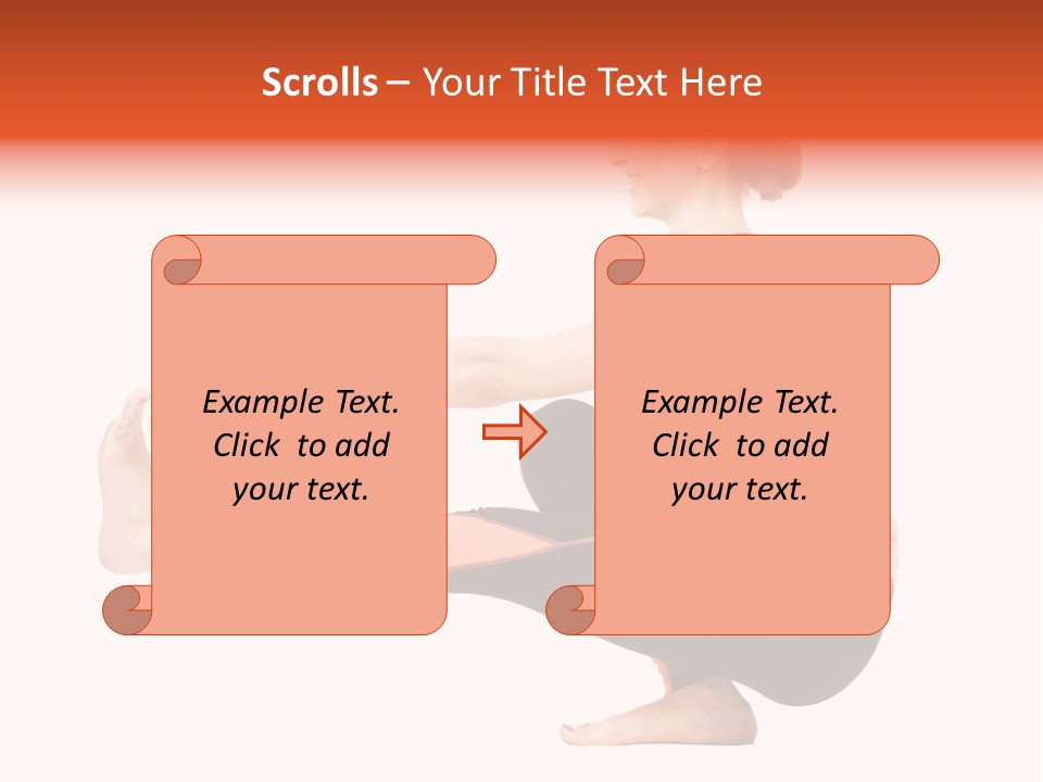 Icon Girl Decor PowerPoint Template