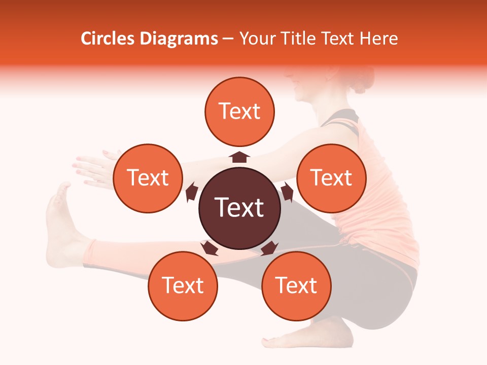 Icon Girl Decor PowerPoint Template