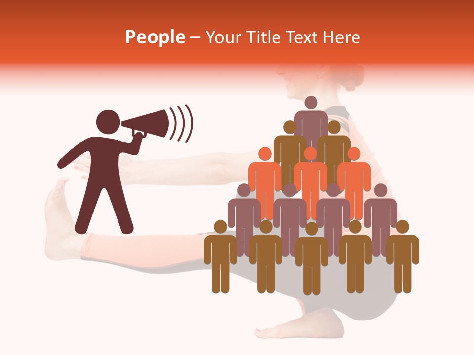 Icon Girl Decor PowerPoint Template