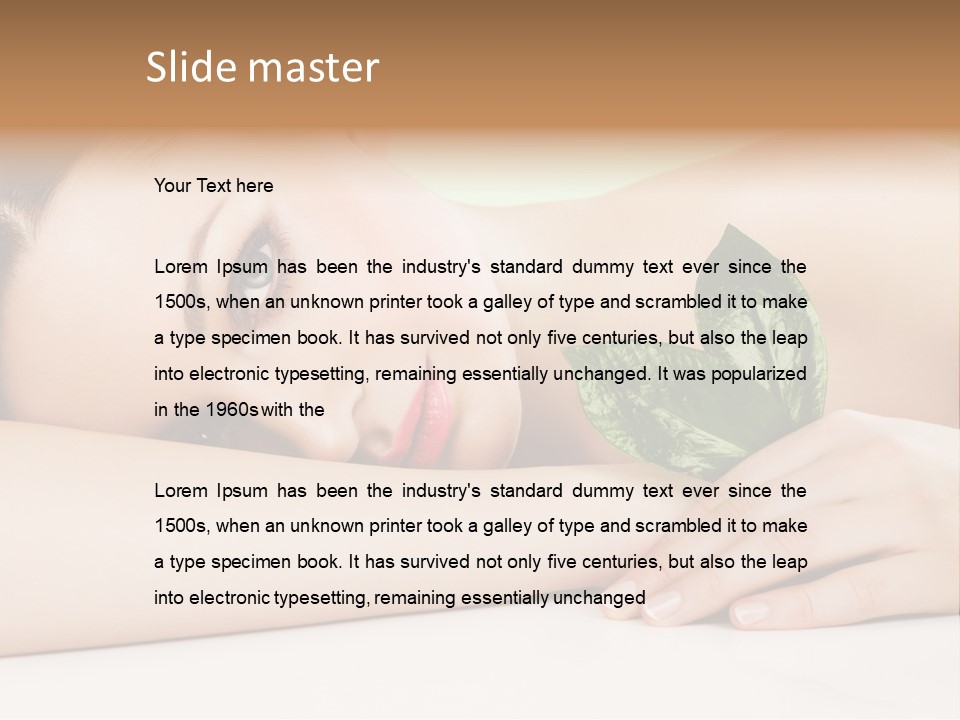 Flower Postage Seamless PowerPoint Template