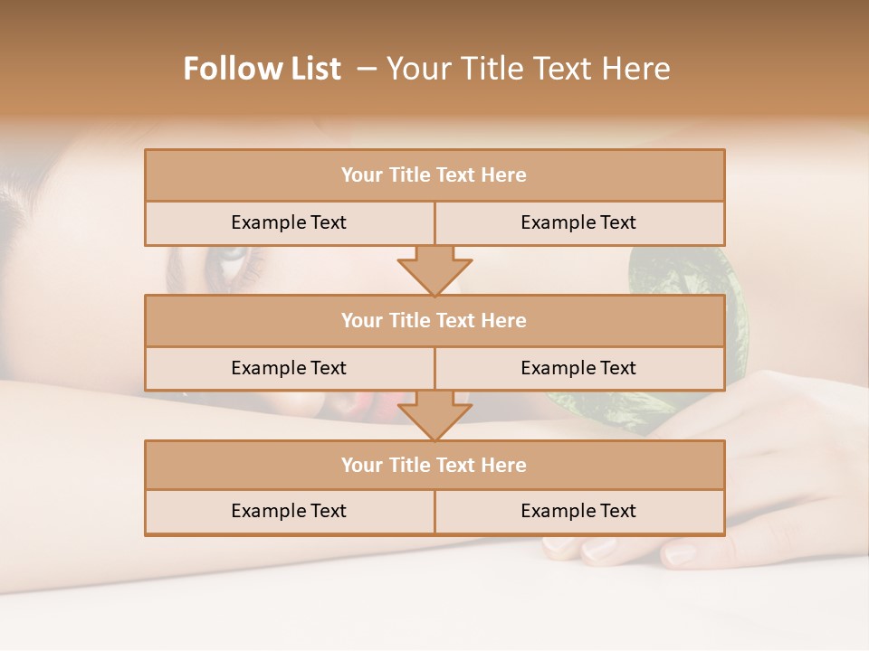 Flower Postage Seamless PowerPoint Template