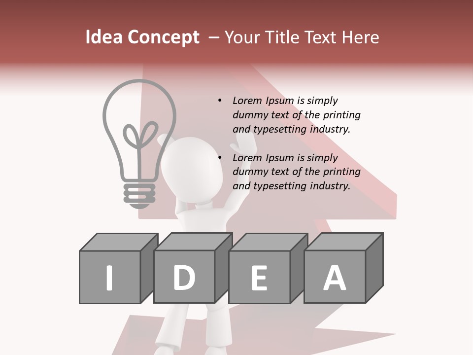 Design Happy Candle PowerPoint Template