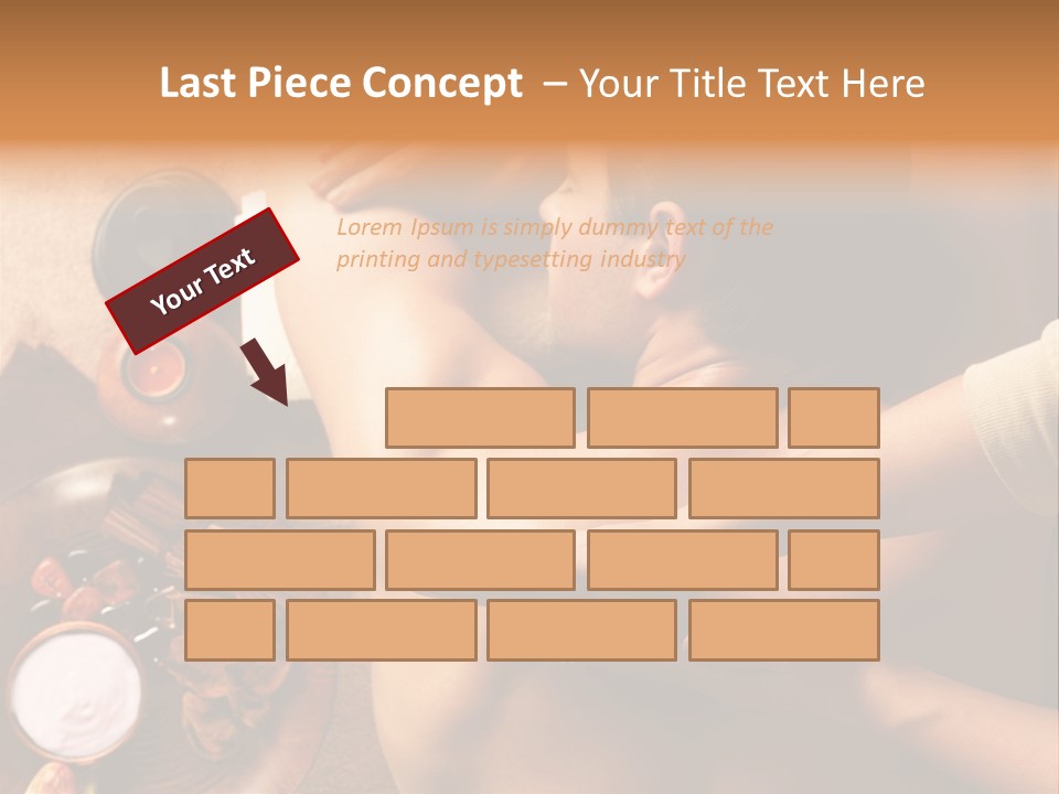 Flag Chocolate Cupcake PowerPoint Template