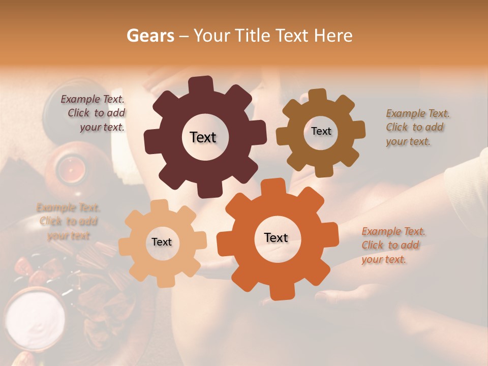 Flag Chocolate Cupcake PowerPoint Template