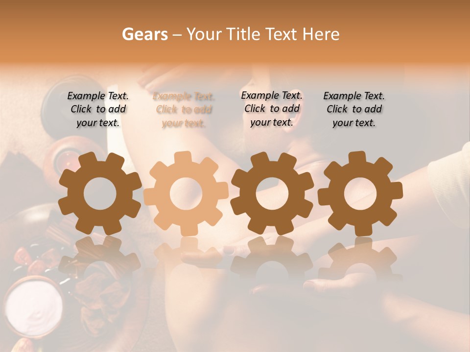 Flag Chocolate Cupcake PowerPoint Template