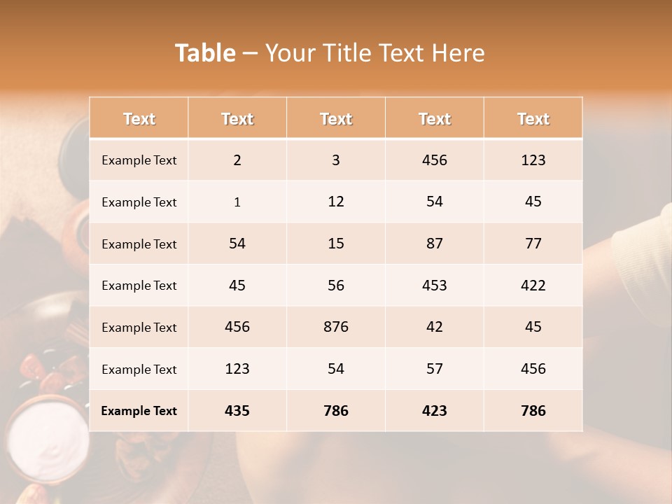 Flag Chocolate Cupcake PowerPoint Template