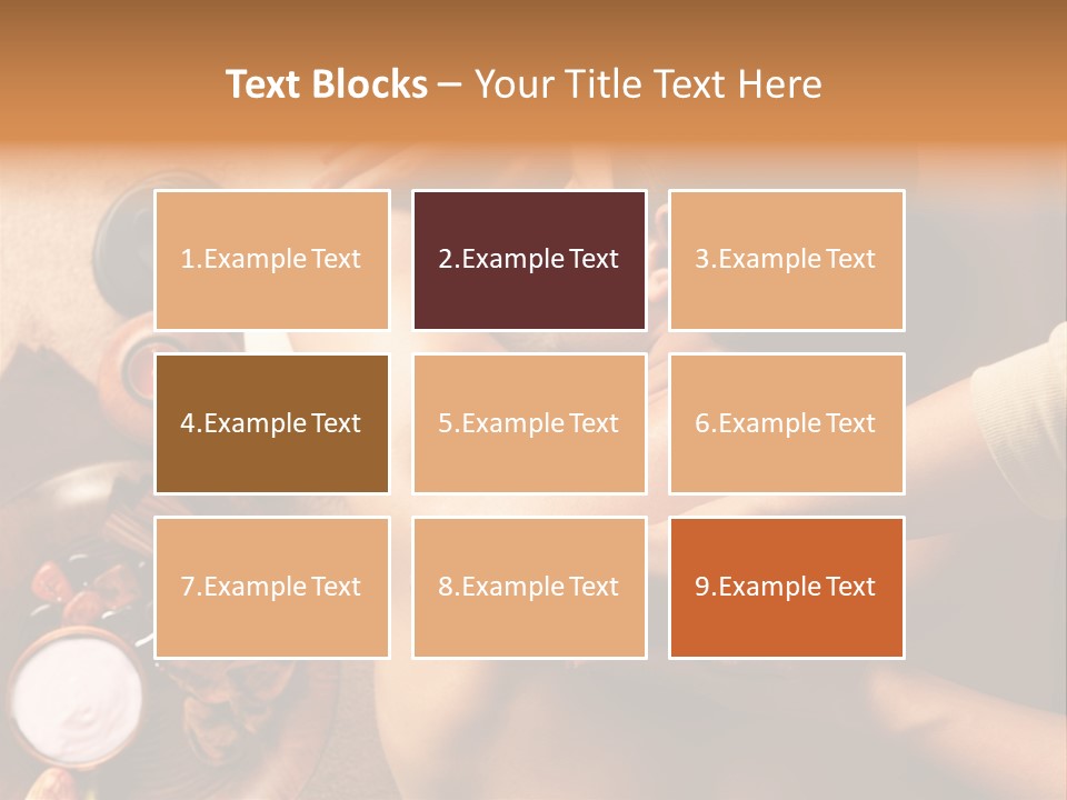 Flag Chocolate Cupcake PowerPoint Template