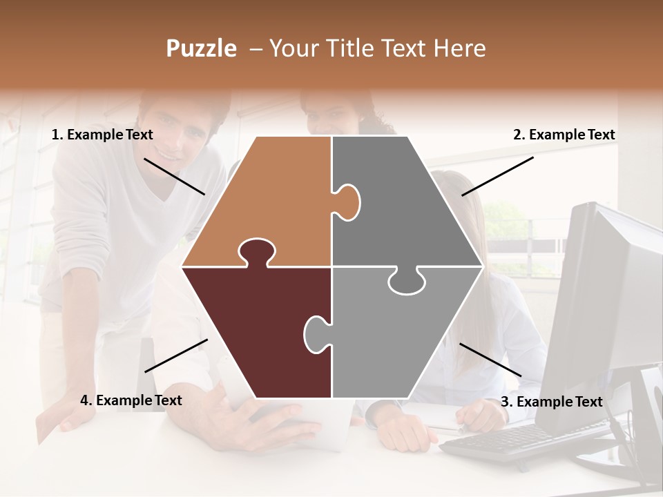 Candle Isolated Bday PowerPoint Template