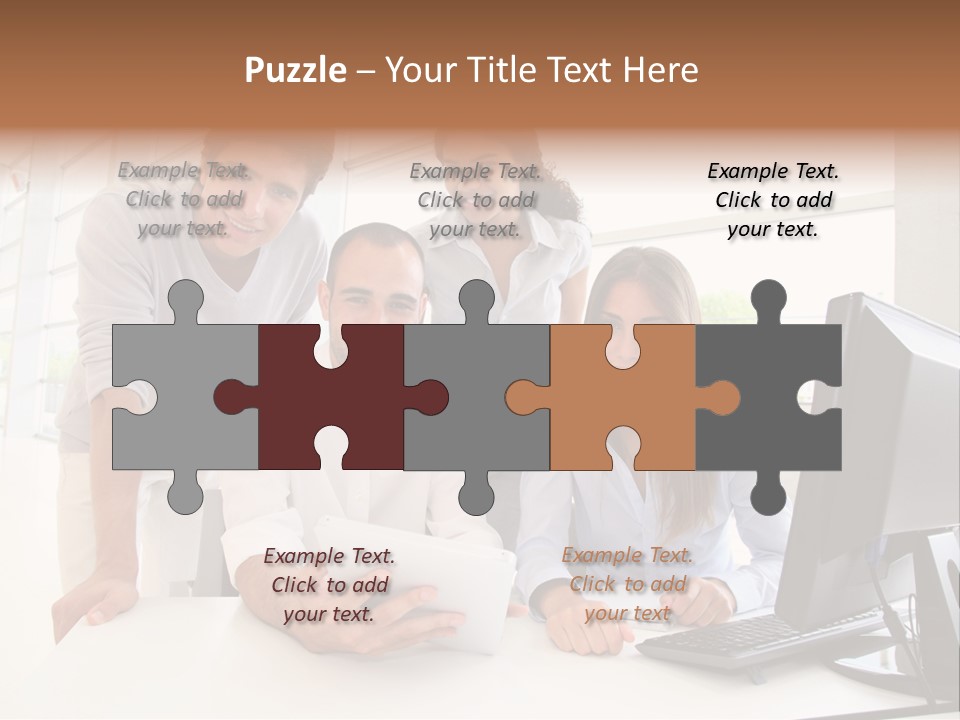 Candle Isolated Bday PowerPoint Template