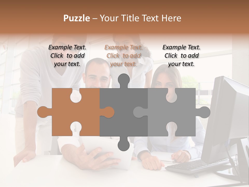 Candle Isolated Bday PowerPoint Template