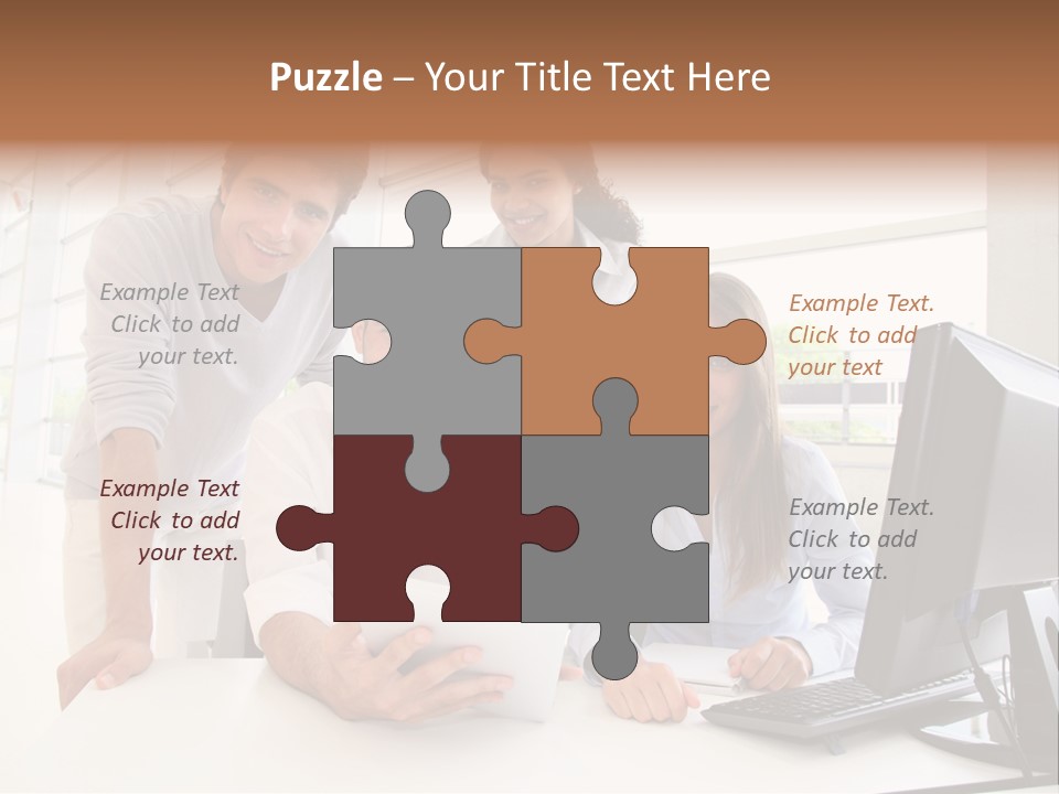 Candle Isolated Bday PowerPoint Template