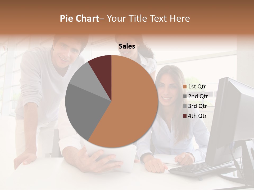 Candle Isolated Bday PowerPoint Template