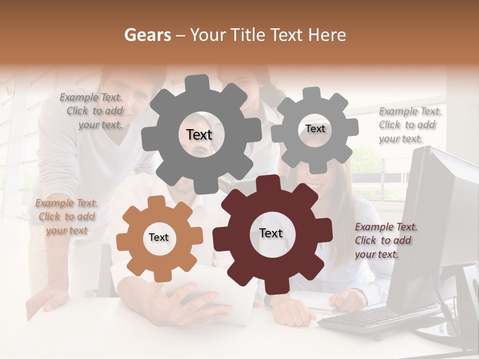 Candle Isolated Bday PowerPoint Template