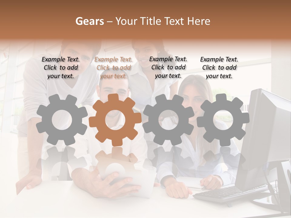 Candle Isolated Bday PowerPoint Template