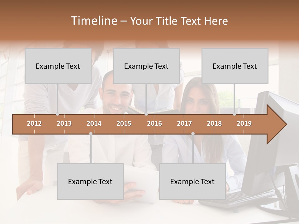 Candle Isolated Bday PowerPoint Template