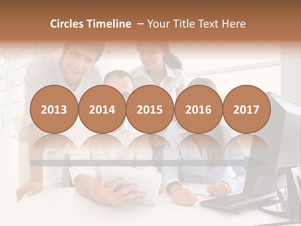 Candle Isolated Bday PowerPoint Template