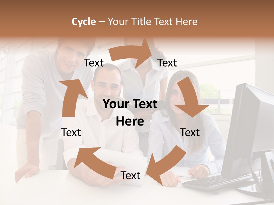 Candle Isolated Bday PowerPoint Template