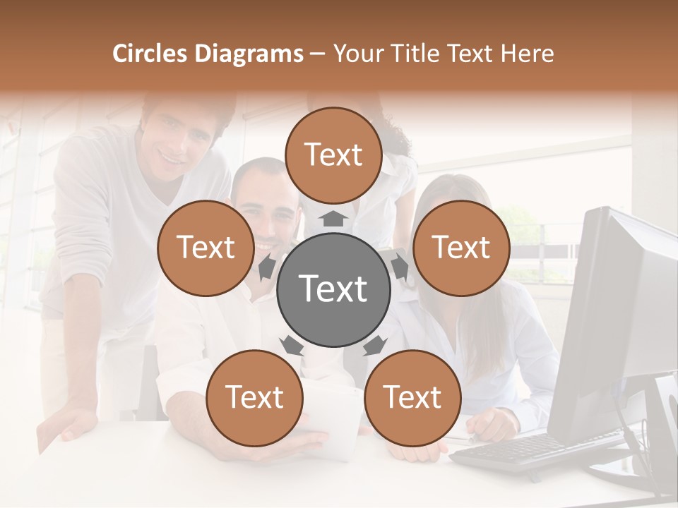 Candle Isolated Bday PowerPoint Template