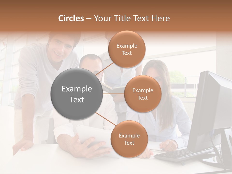 Candle Isolated Bday PowerPoint Template