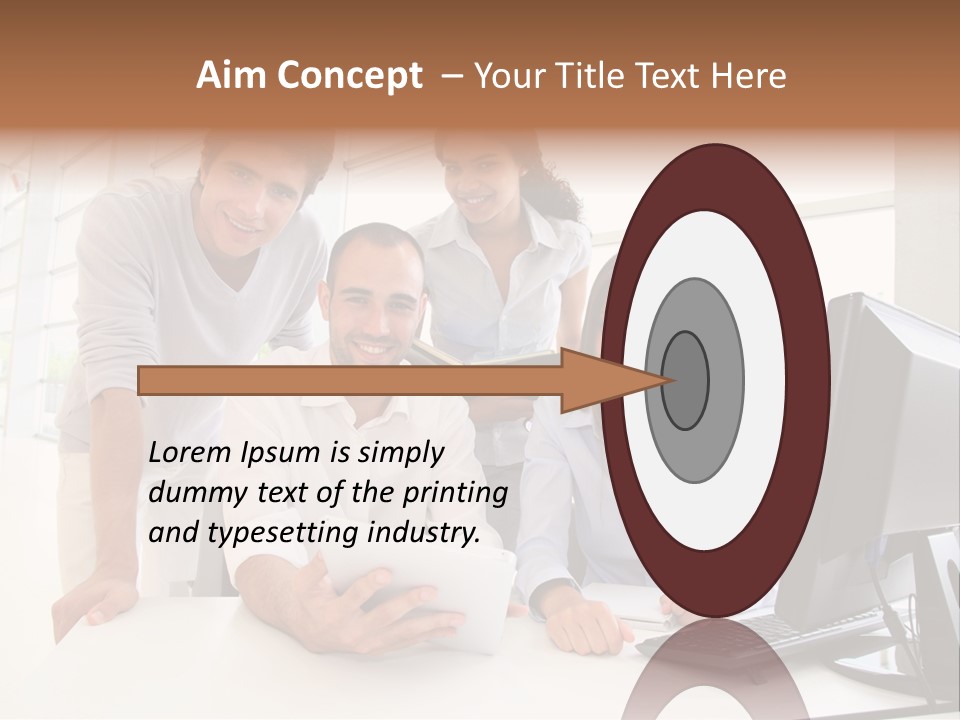 Candle Isolated Bday PowerPoint Template