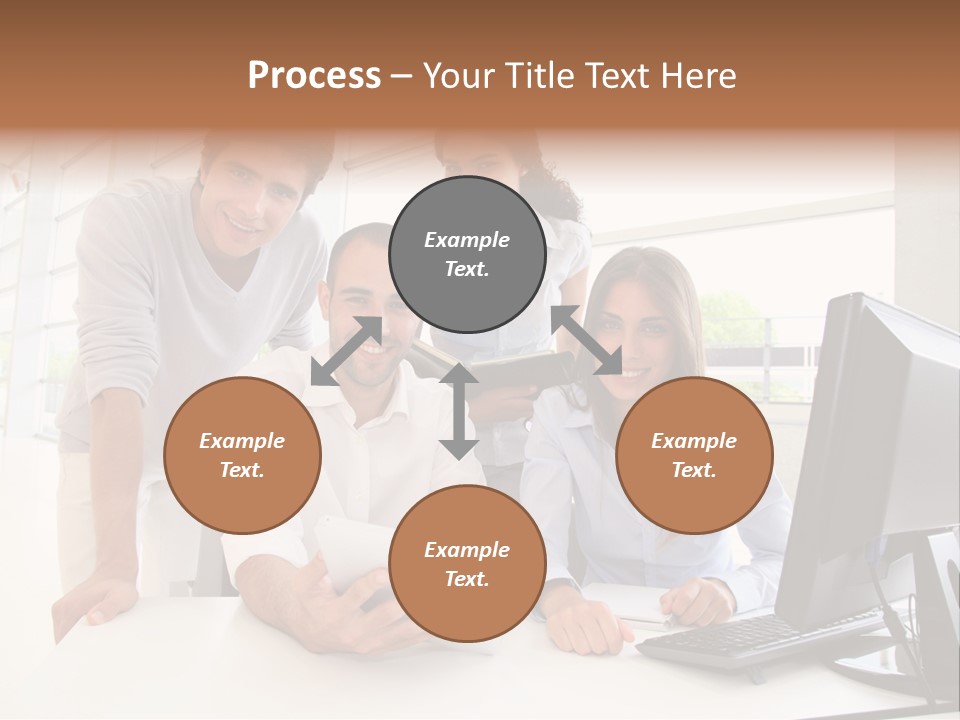 Candle Isolated Bday PowerPoint Template