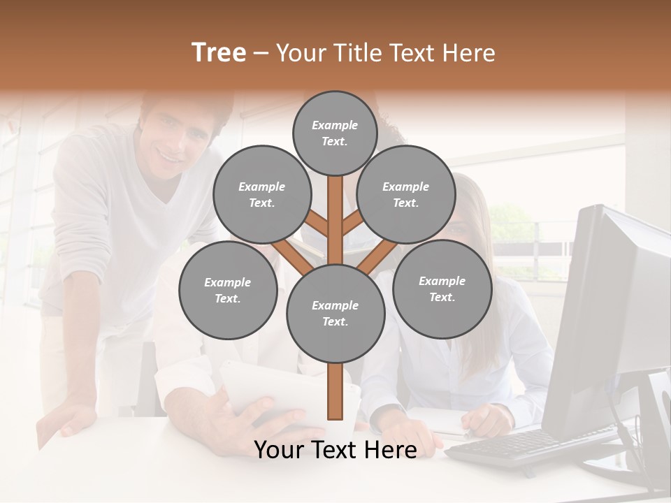 Candle Isolated Bday PowerPoint Template