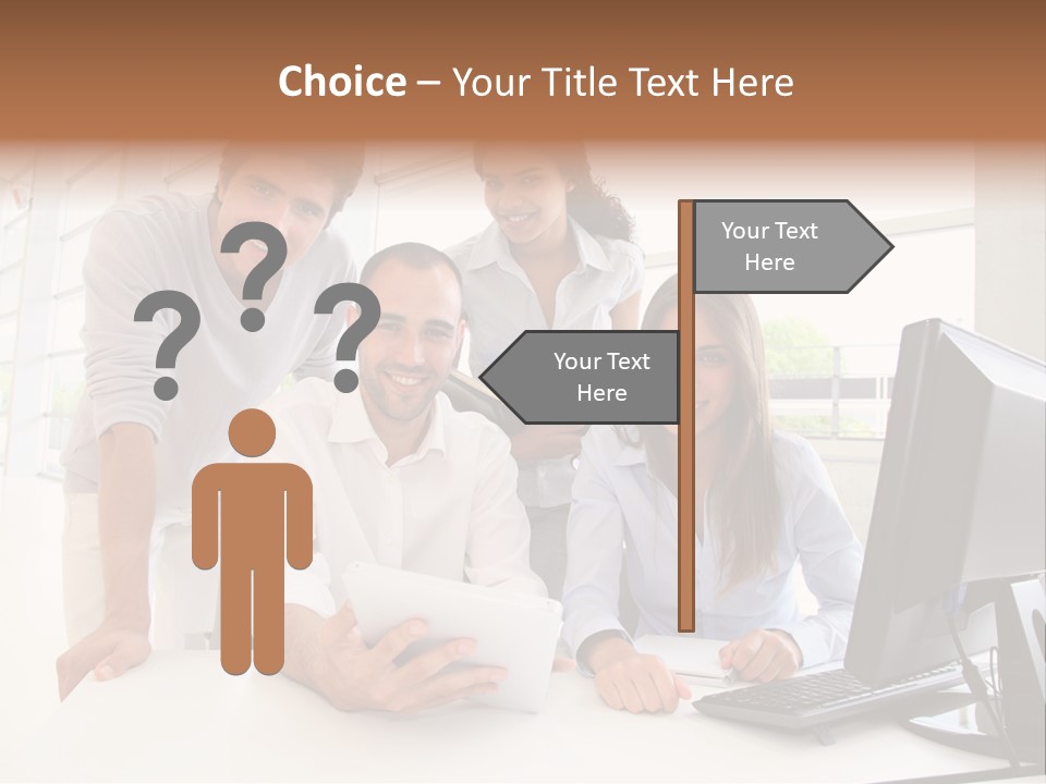 Candle Isolated Bday PowerPoint Template